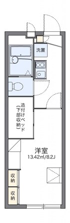 レオパレスパーシモンの物件間取画像